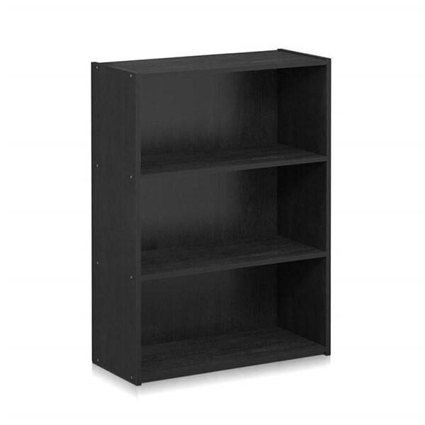 Furinno Furinno 11208AM Pasir 3 Tier Open Shelf; Americano - 23.6 x 9.4 x 31.5 in. 11208AM - main